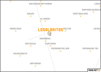 map of Los Alamitos