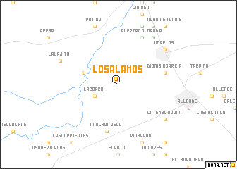 map of Los Álamos