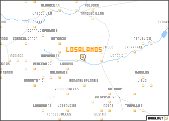 map of Los Álamos