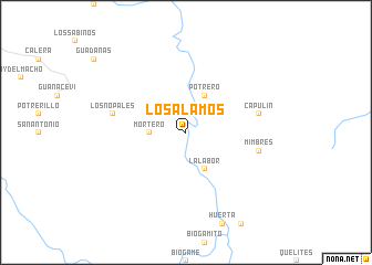 map of Los Álamos