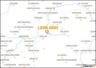 map of Los Álamos