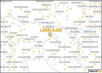 map of Los Alejos
