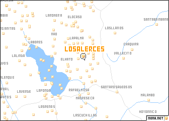 map of Los Alerces