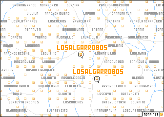 map of Los Algarrobos