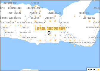 map of Los Algarrobos