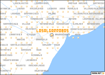 map of Los Algarrobos