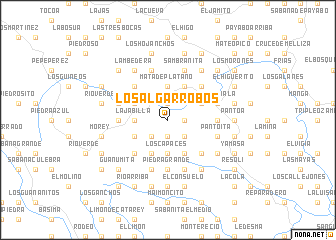 map of Los Algarrobos