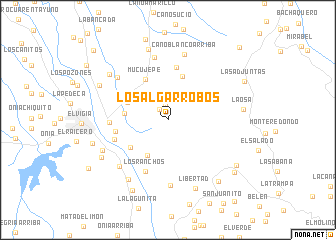 map of Los Algarrobos