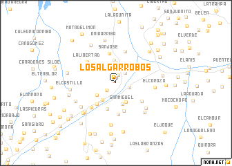 map of Los Algarrobos