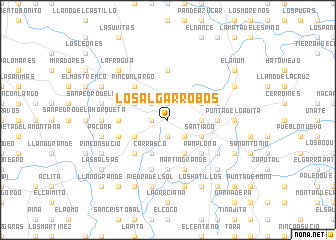 map of Los Algarrobos