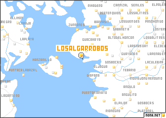 map of Los Algarrobos