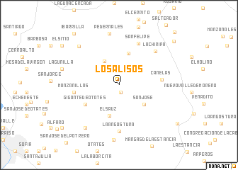 map of Los Alisos