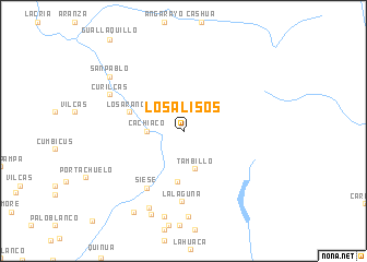 map of Los Alisos