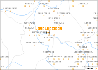 map of Los Almácigos