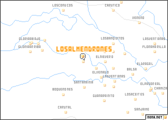 map of Los Almendrones