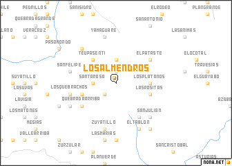 map of Los Almendros