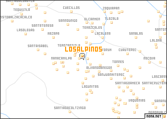 map of Los Alpinos