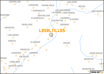 map of Los Altillos