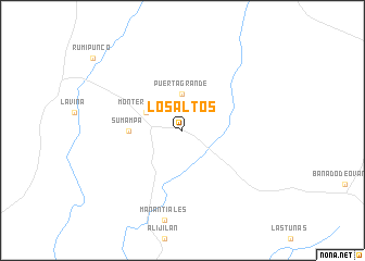 map of Los Altos