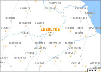 map of Los Altos