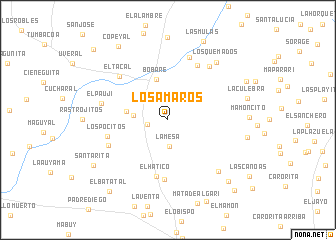 map of Los Amaros