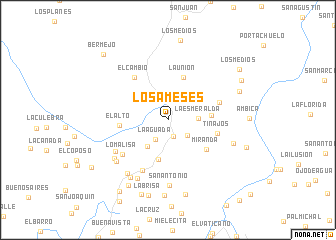 map of Los Ameses