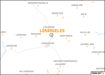 map of Los Ángeles