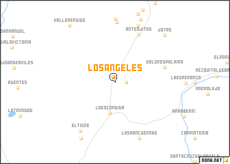 map of Los Ángeles