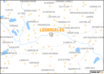 map of Los Ángeles