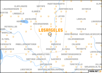 map of Los Ángeles