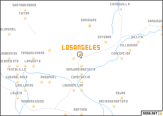 map of Los Angeles