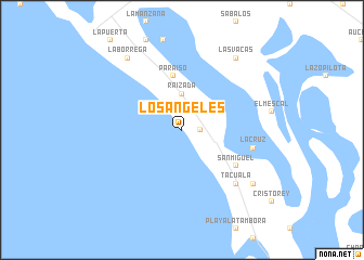 map of Los Ángeles