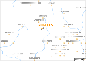 map of Los Ángeles