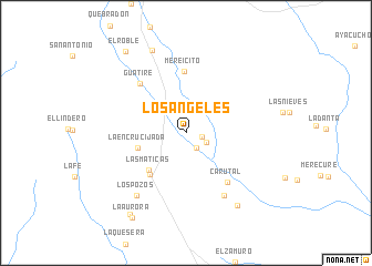 map of Los Ángeles