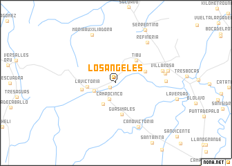 map of Los Angeles