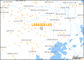 map of Los Angeles