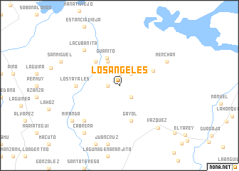 map of Los Ángeles