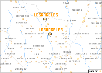 map of Los Ángeles