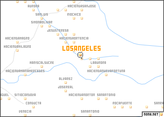 map of Los Ángeles