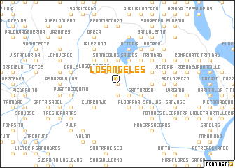 map of Los Ángeles