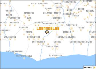 map of Los Ángeles