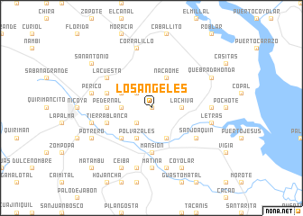 map of Los Ángeles