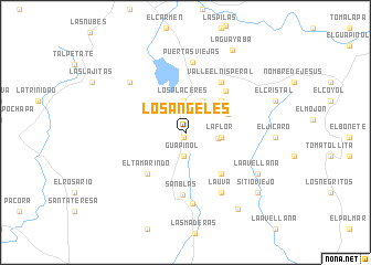 map of Los Ángeles