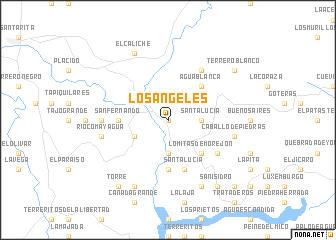 map of Los Ángeles