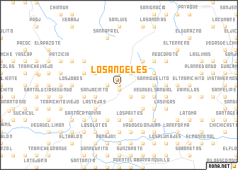 map of Los Ángeles