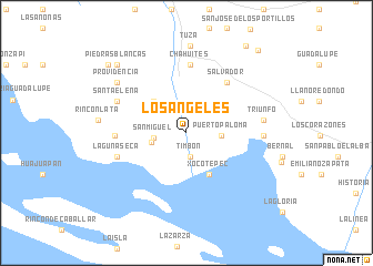 map of Los Ángeles