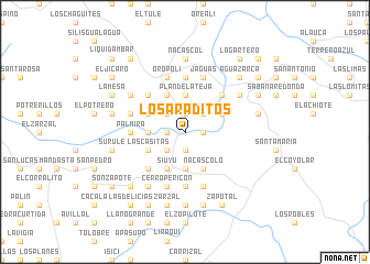 map of Los Araditos