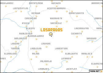 map of Los Arados