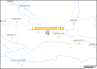 map of Los Araguaneyes