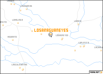 map of Los Araguaneyes